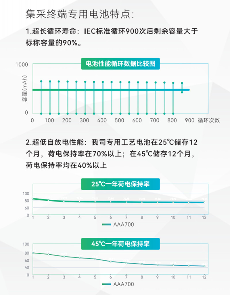 集采終端專用電池特點(diǎn)